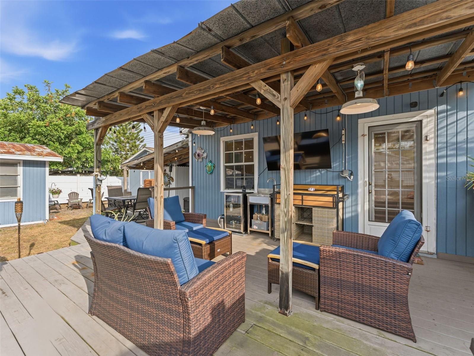 back deck covered