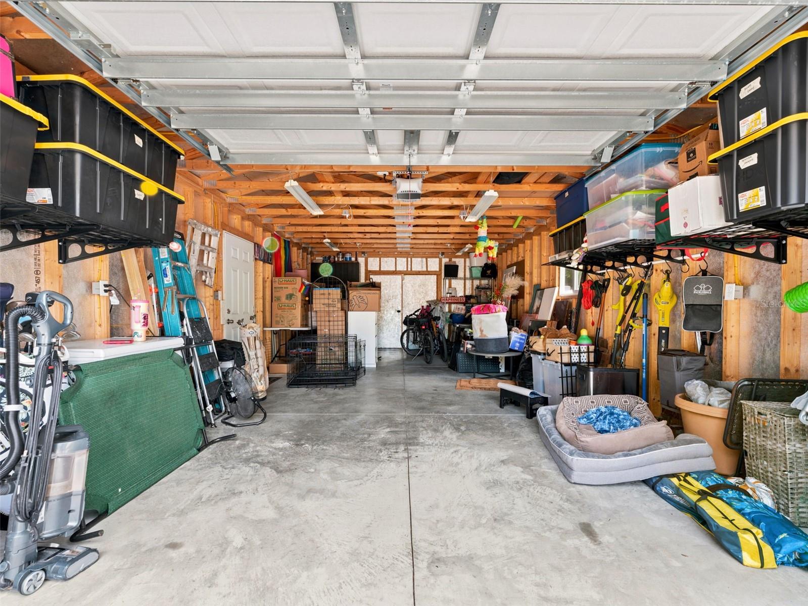 inside garage