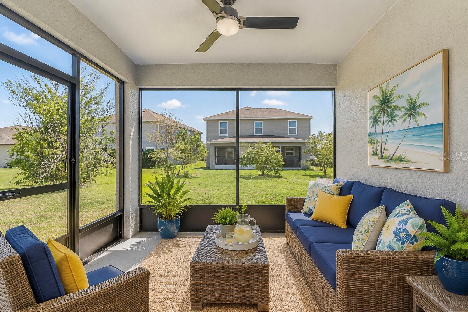 *Virtually Staged Lanai