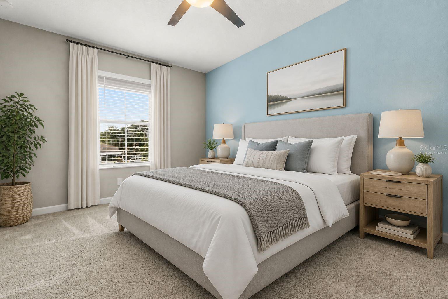 Virtually Staged Bedroom 2