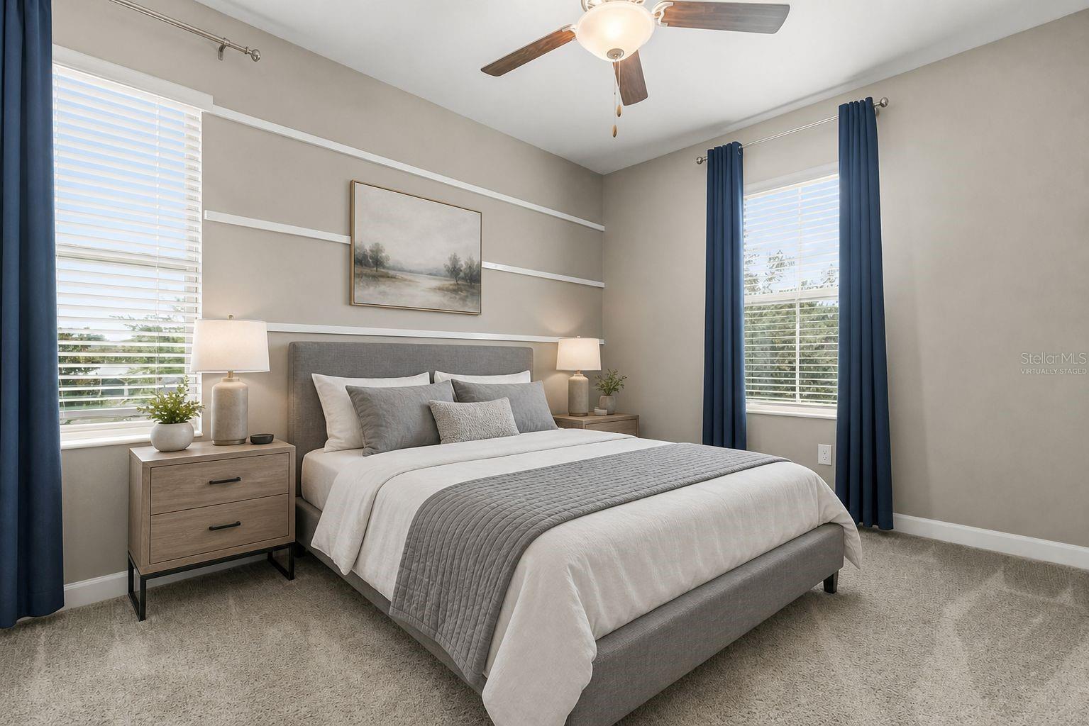 Virtually Staged Bedroom 3
