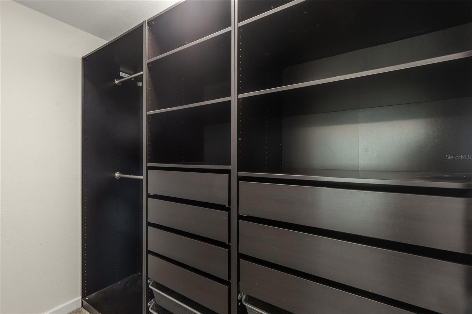 Primary closet