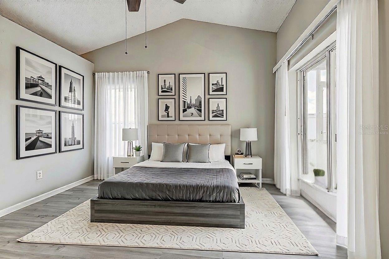 Primary Bedroom - Virtually staged
