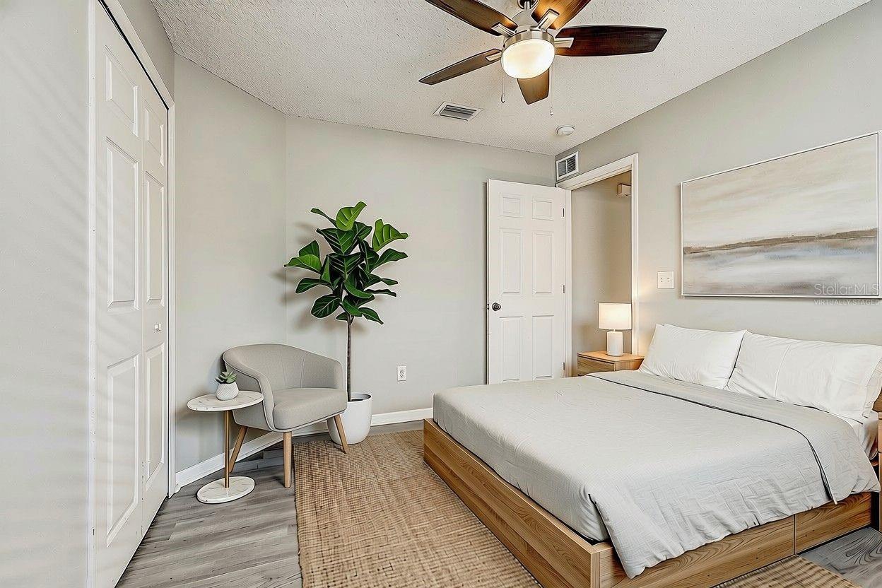 Bedroom 2 - Virtually staged