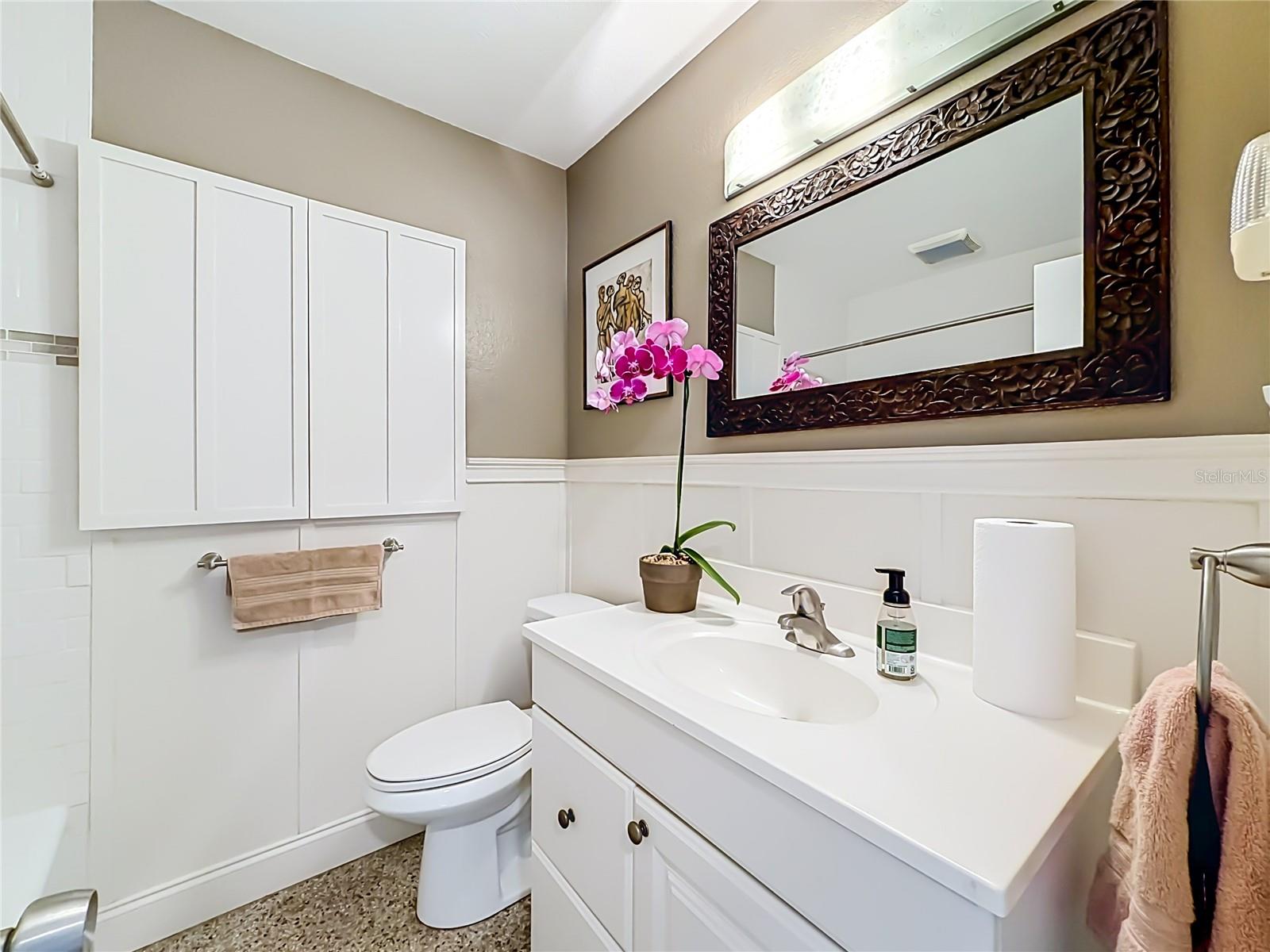 Front of house full bathroom