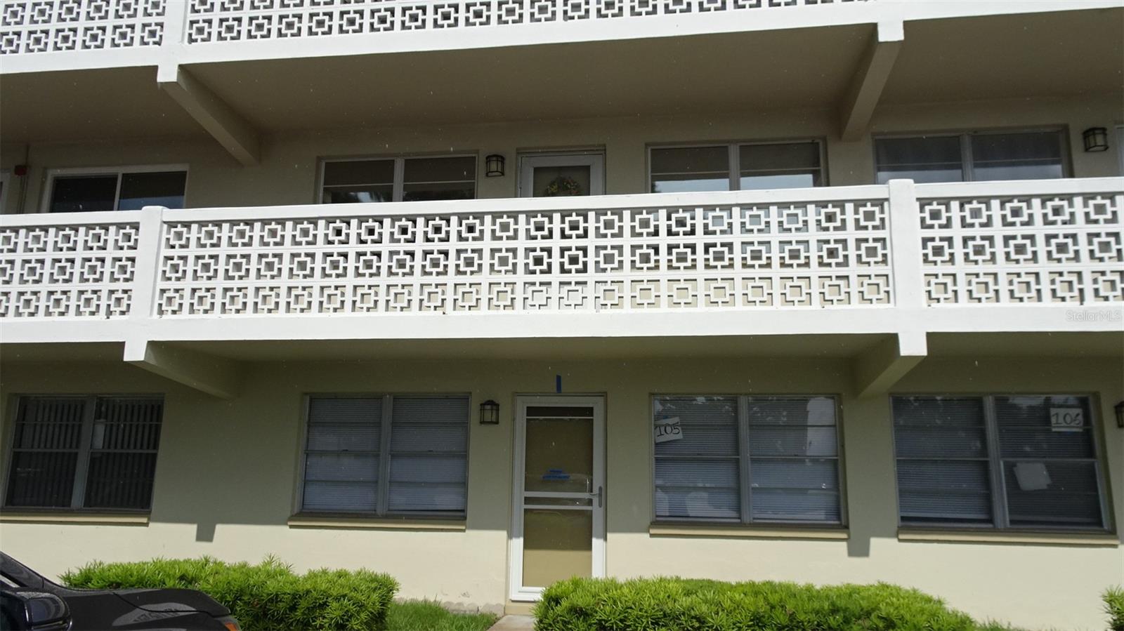 First floor, park right in front of your door.