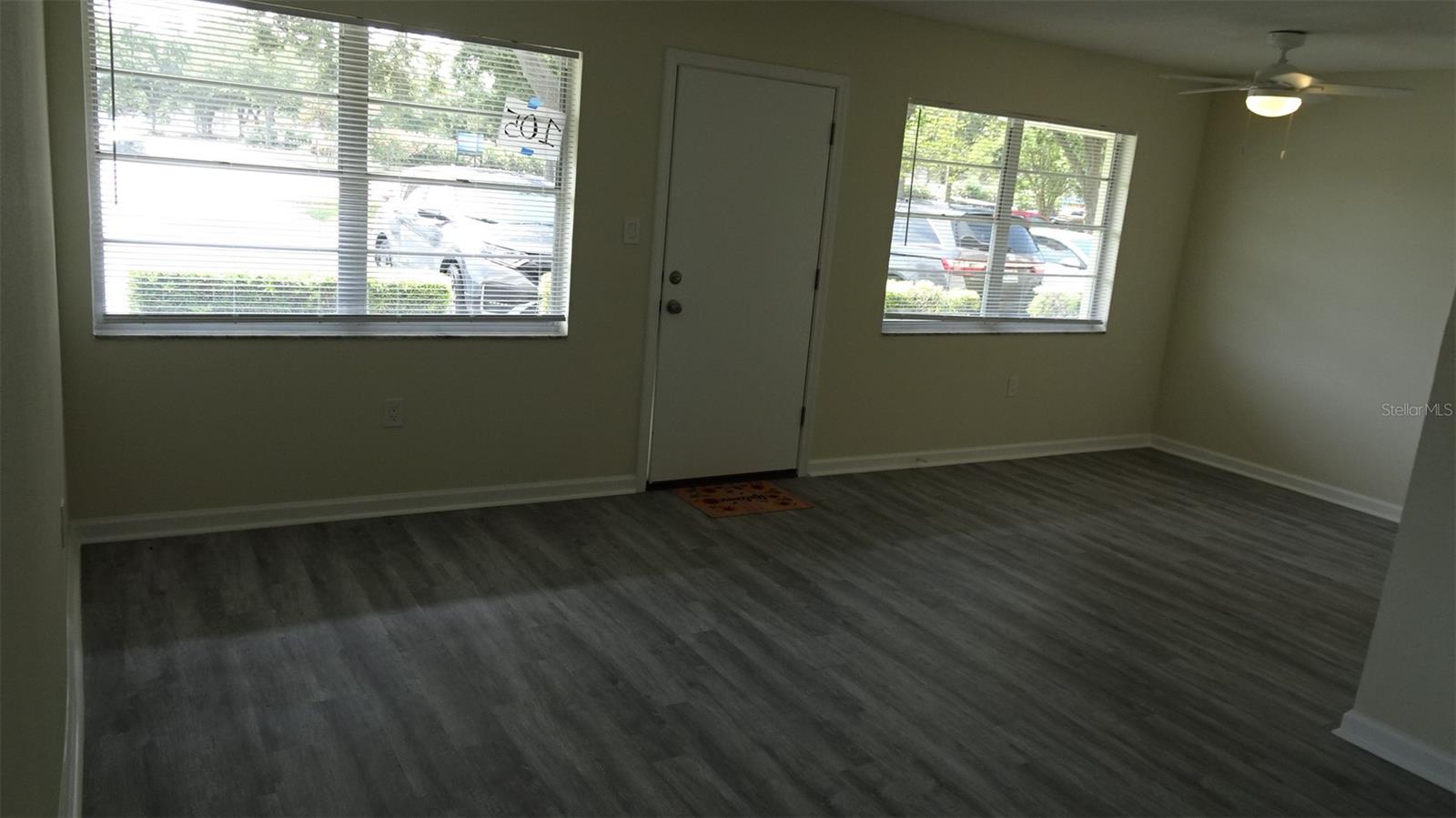 Dining and living room