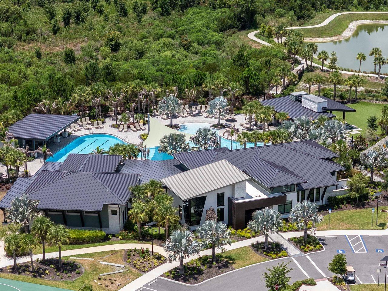 Amenities for River's Edge & River Landing - Club House - Tennis - Pickleball - Resort Style Pools - Entertainment Spaces - Fitness Center - Dog Park - Playground