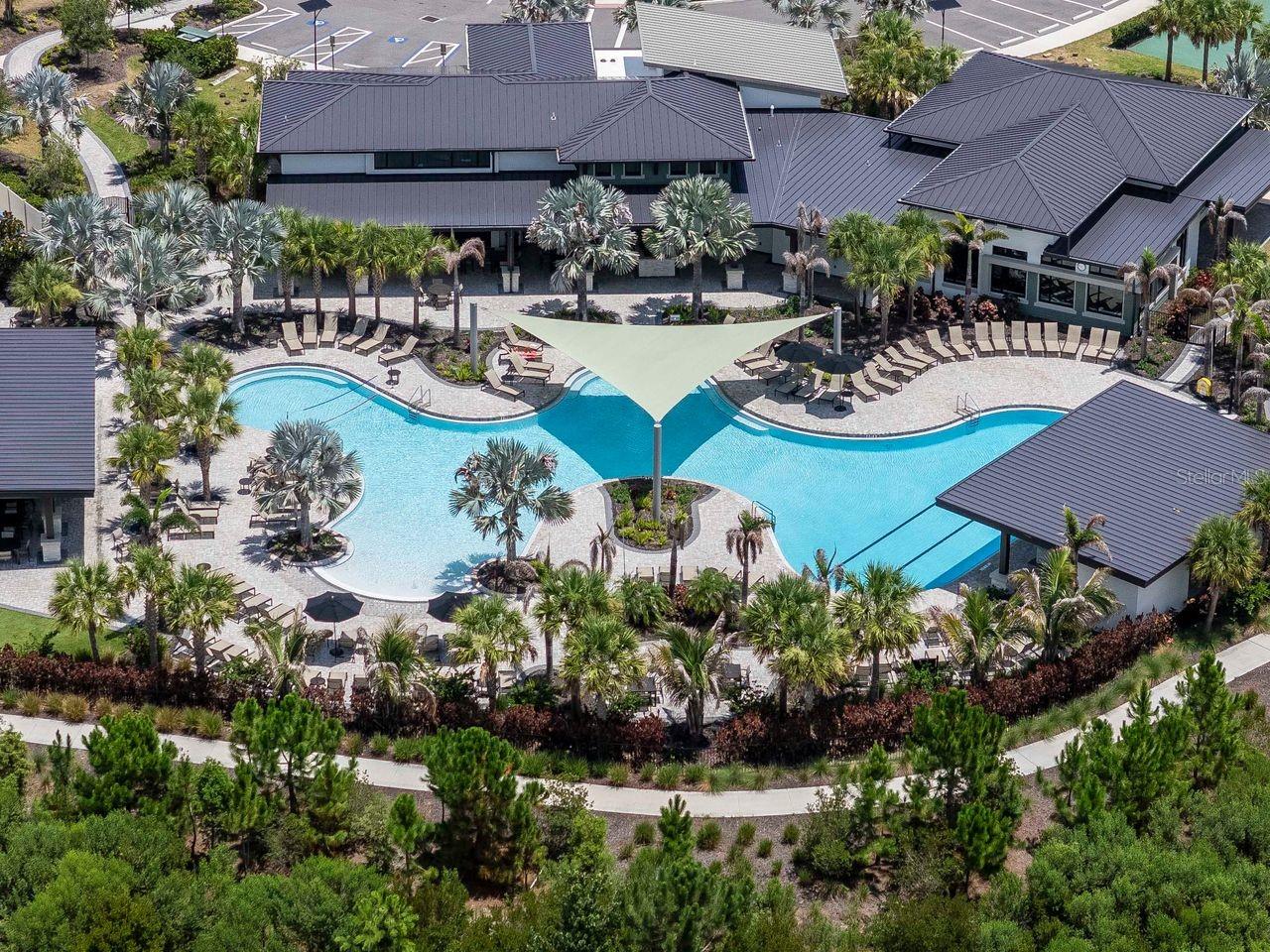 Amenities for River's Edge & River Landing - Club House - Tennis - Pickleball - Resort Style Pools - Entertainment Spaces - Fitness Center - Dog Park - Playground