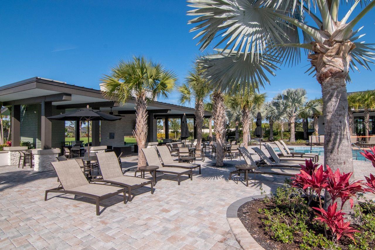 Resort Style Pools - Club House - Secondary Entertainment Areas - Lounge Chairs