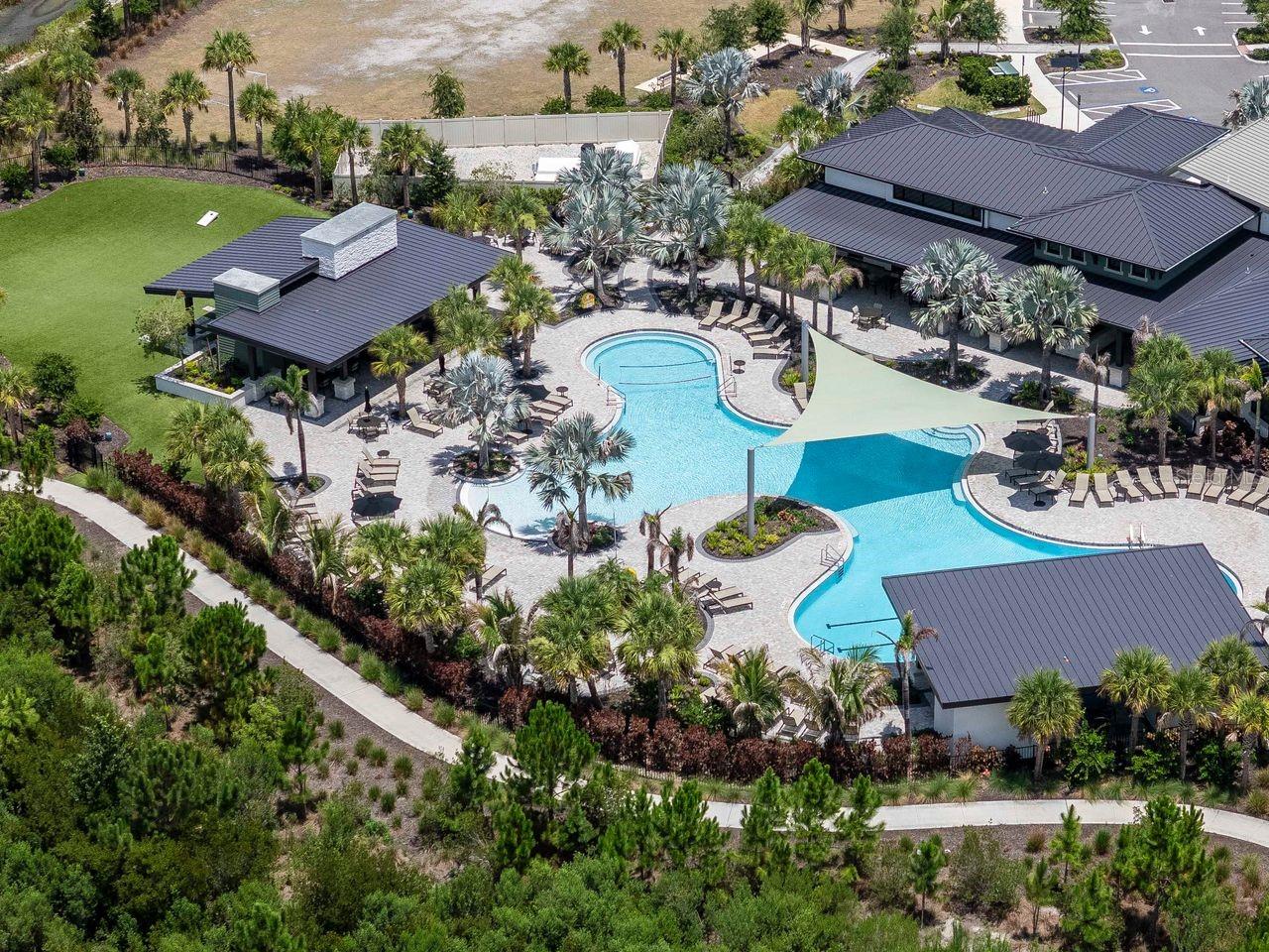 Amenities for River's Edge & River Landing - Club House - Tennis - Pickleball - Resort Style Pools - Entertainment Spaces - Fitness Center - Dog Park - Playground