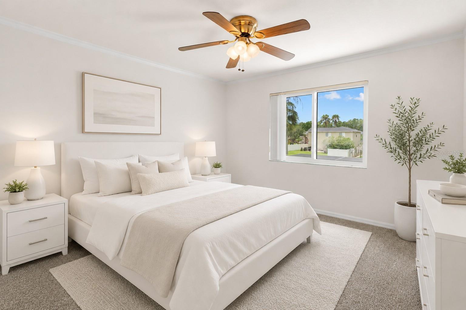 Virtually Staged Bedroom 2
