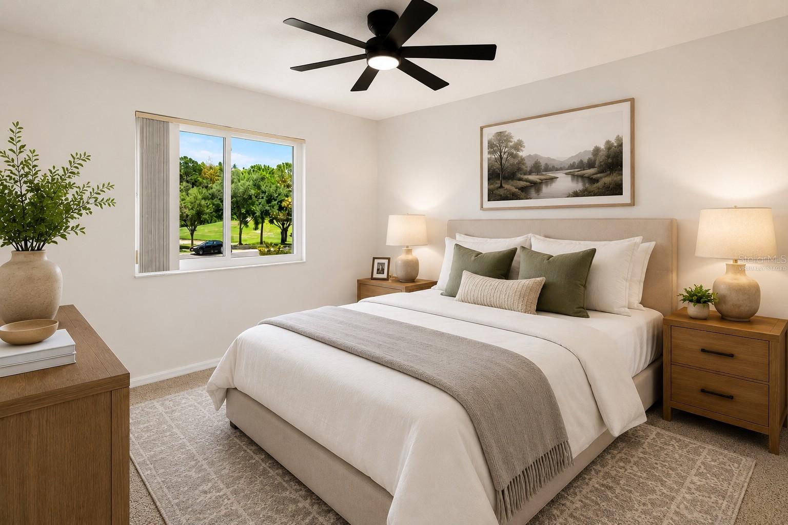 Virtually Staged Bedroom 4