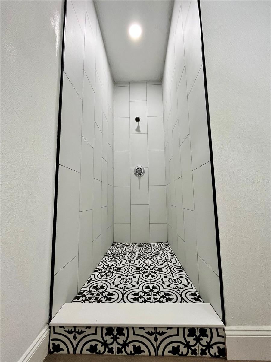 Standing Shower
