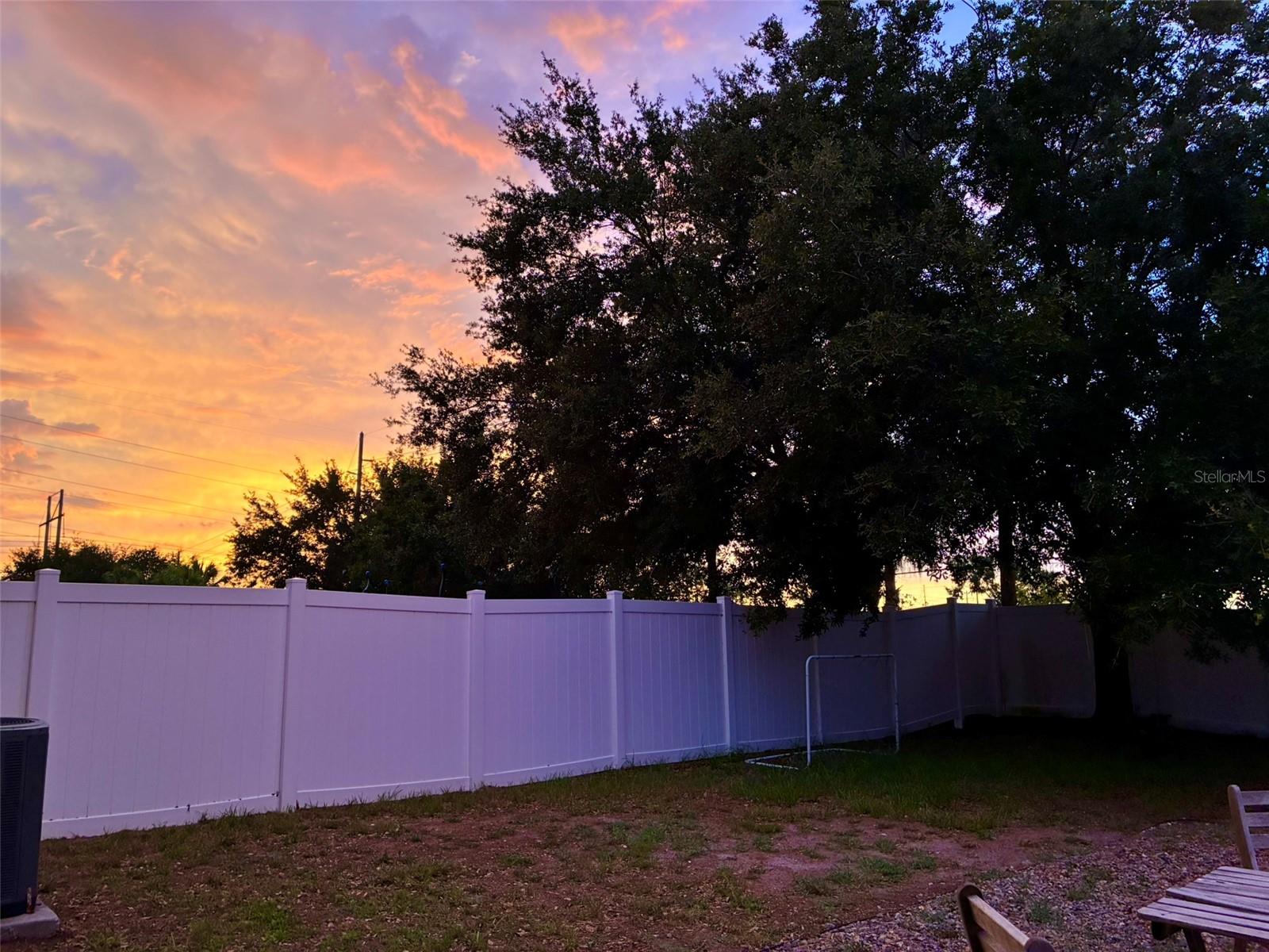 Spectacular sunsets