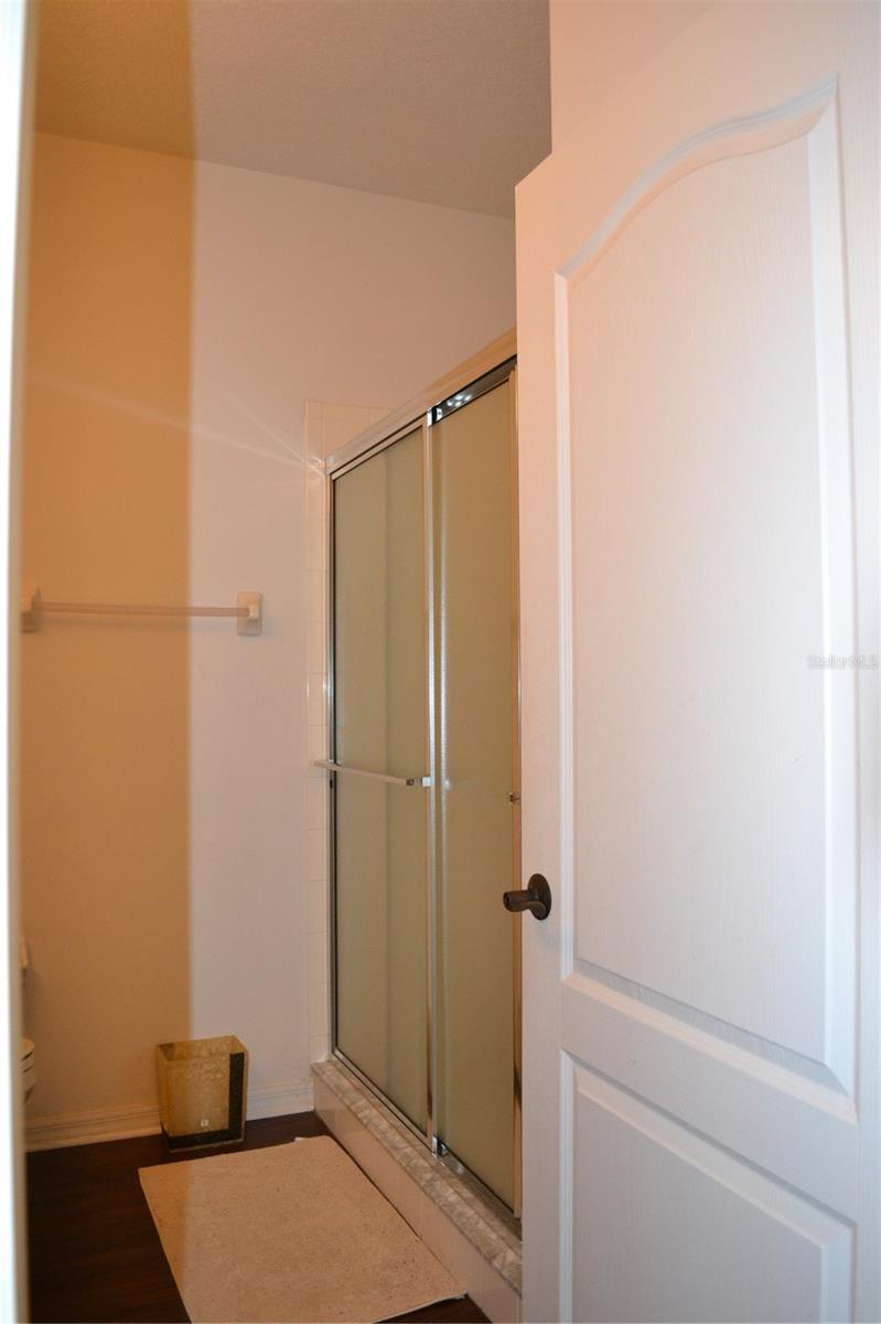 Shower in main bathroom