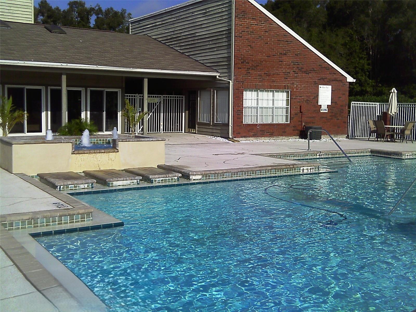 Sparkling Community Pool