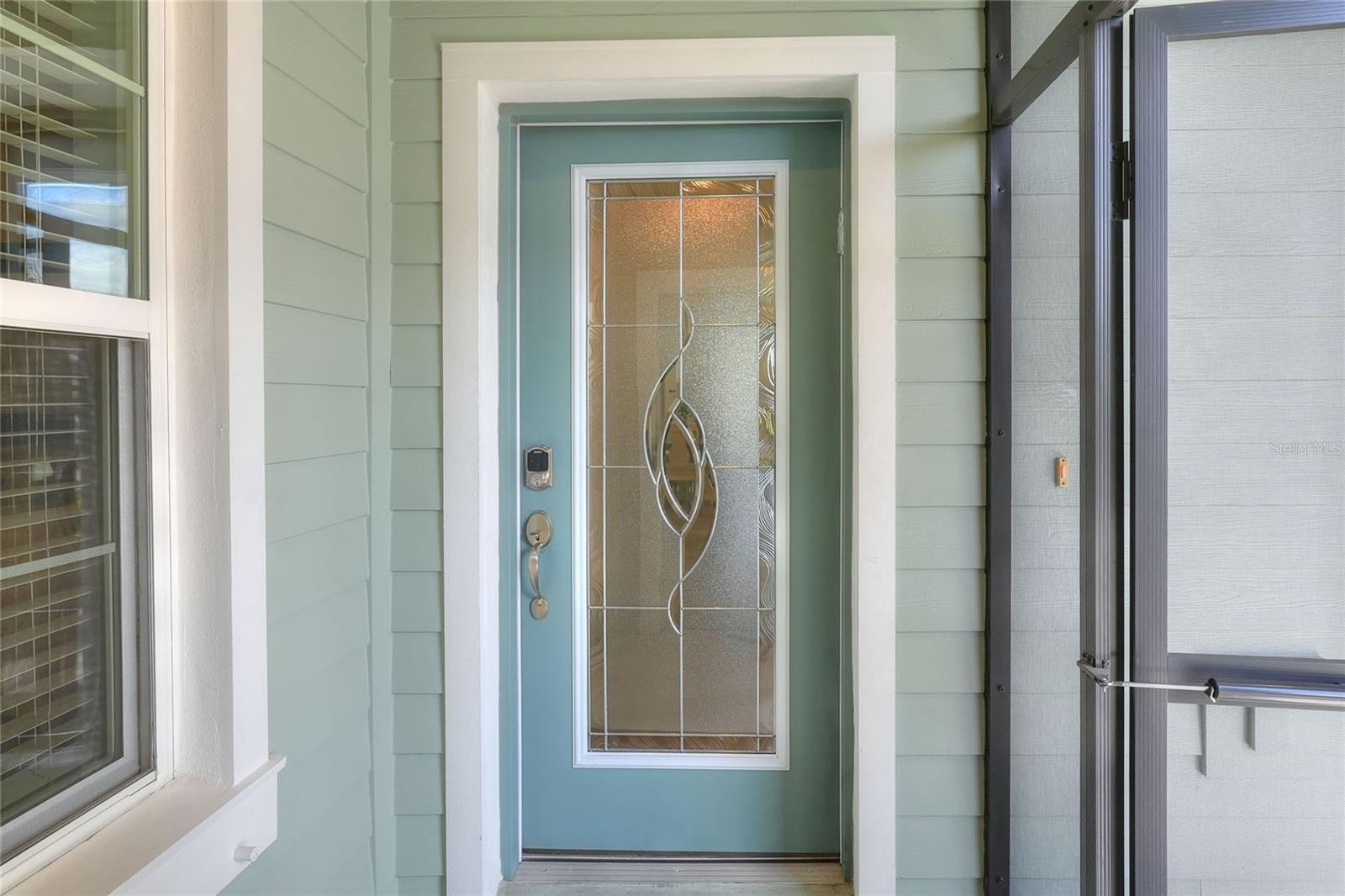 beautiful glass door