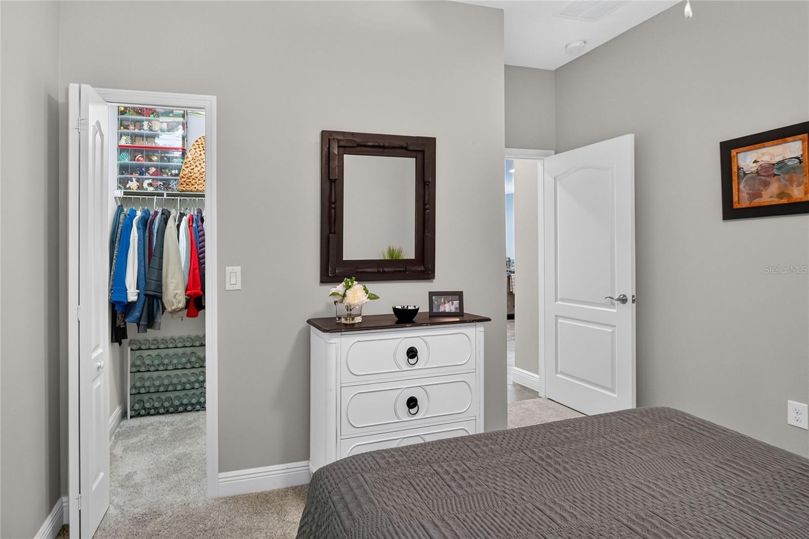 walk in closet in second bedroom too