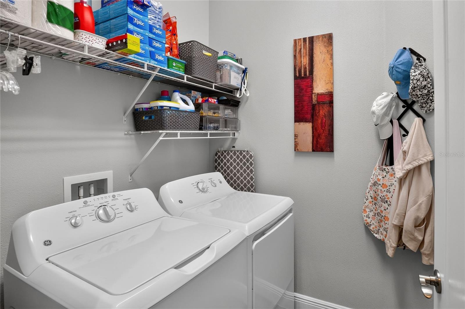comfortable laundry room