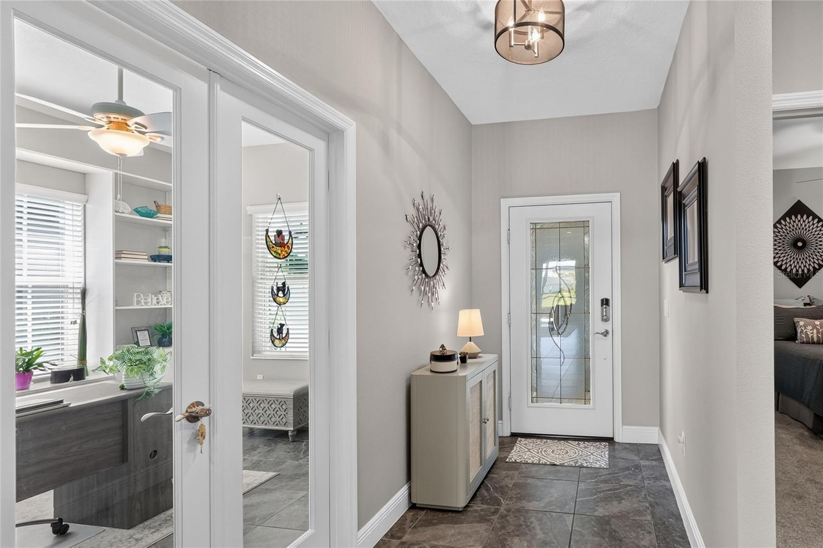 inviting entryway