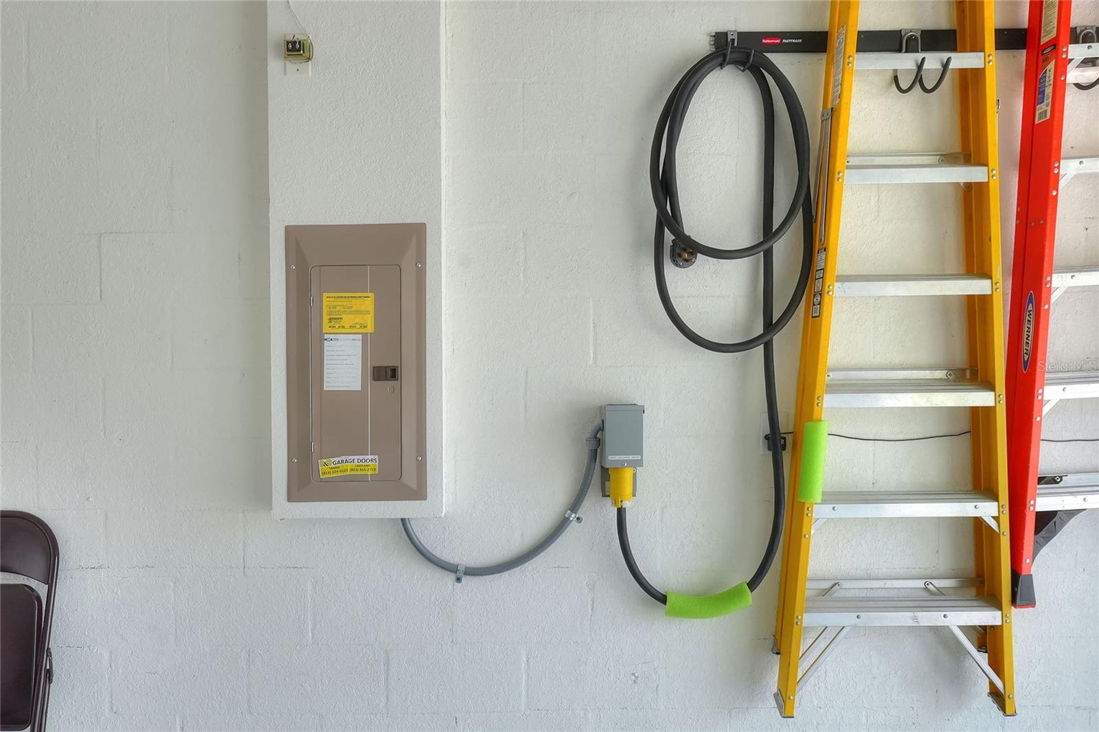 gas to electric hookup for generator