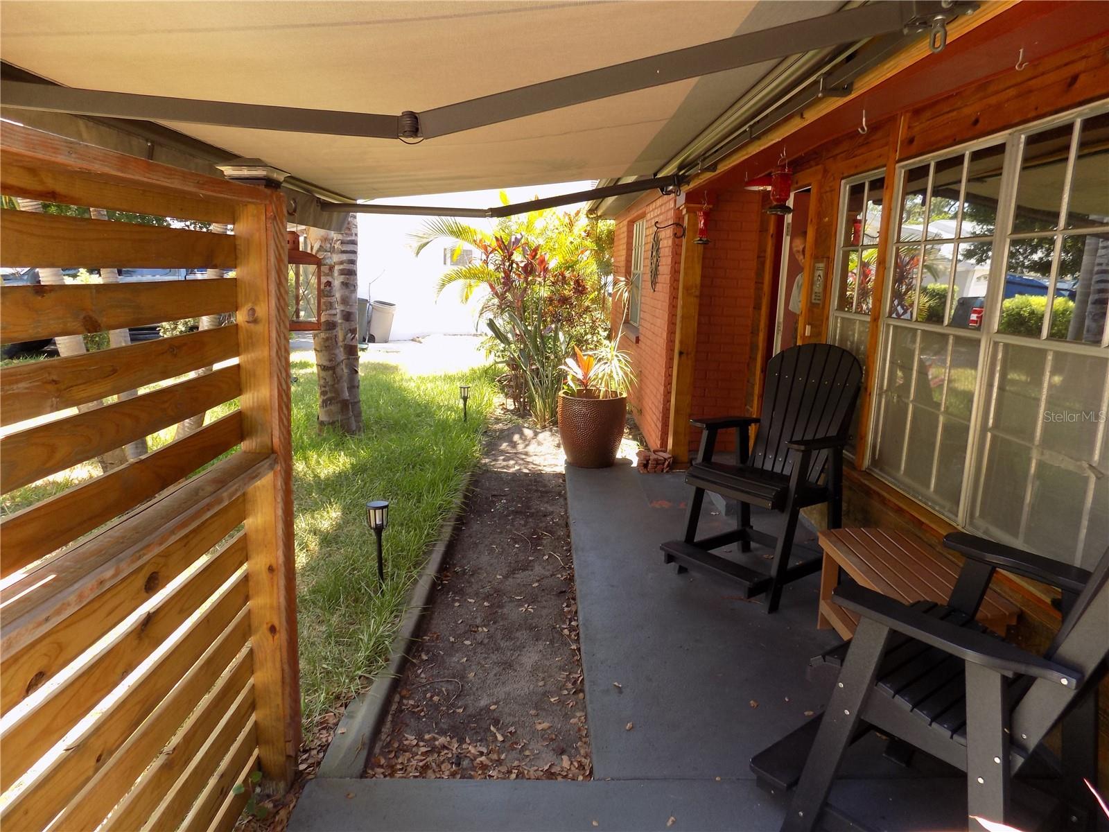 Front Entrance Covered
