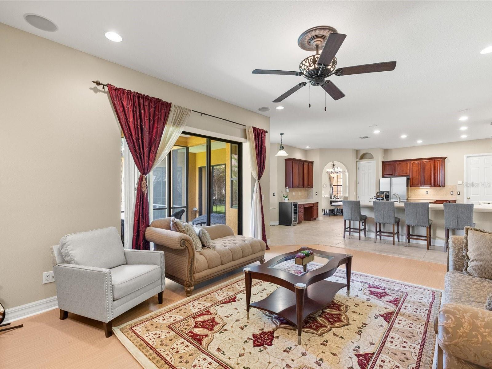 View from family room
