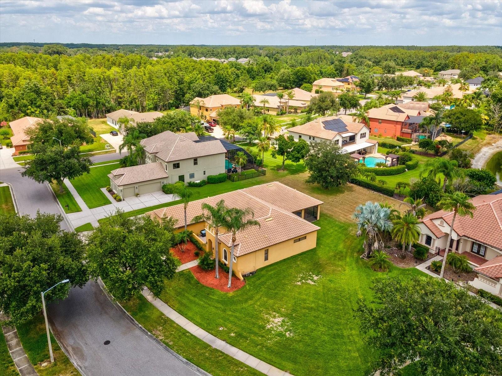 WOW all that space for a pool or soccer field!