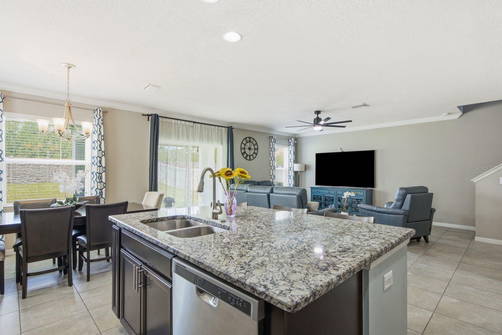 Kitchen and ding room