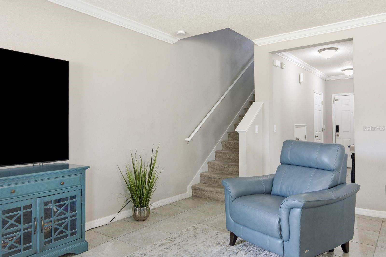 Stairway off Living Room