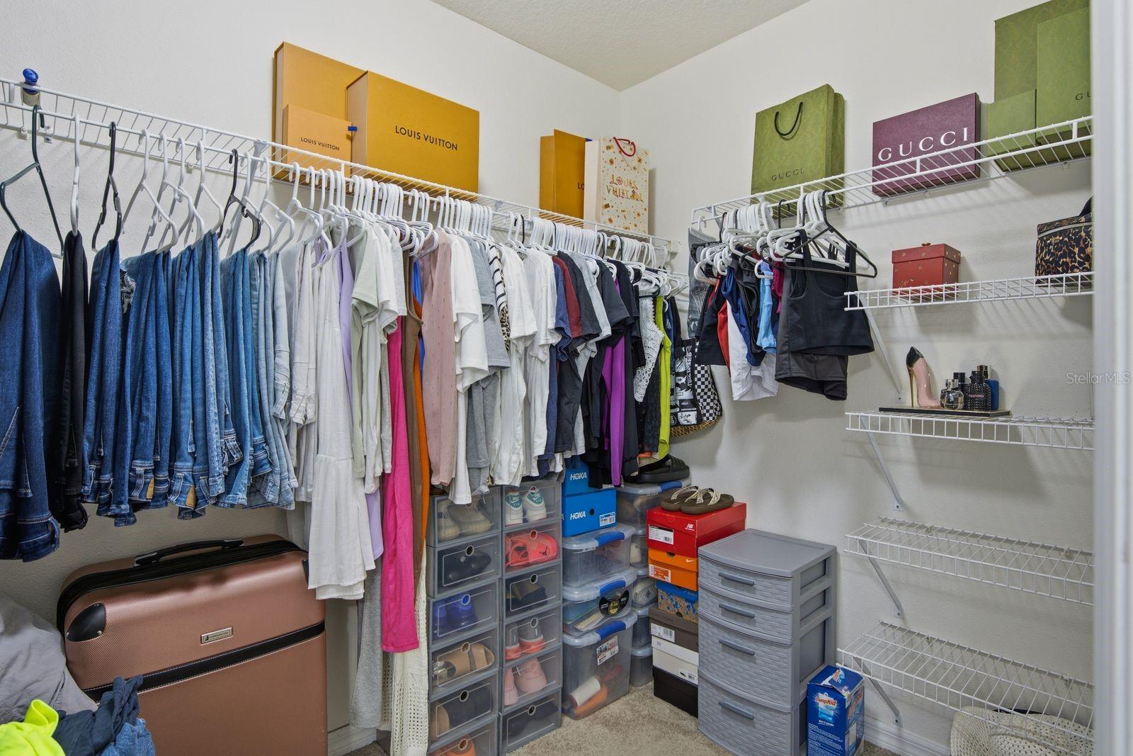 Primary Walk in Closet