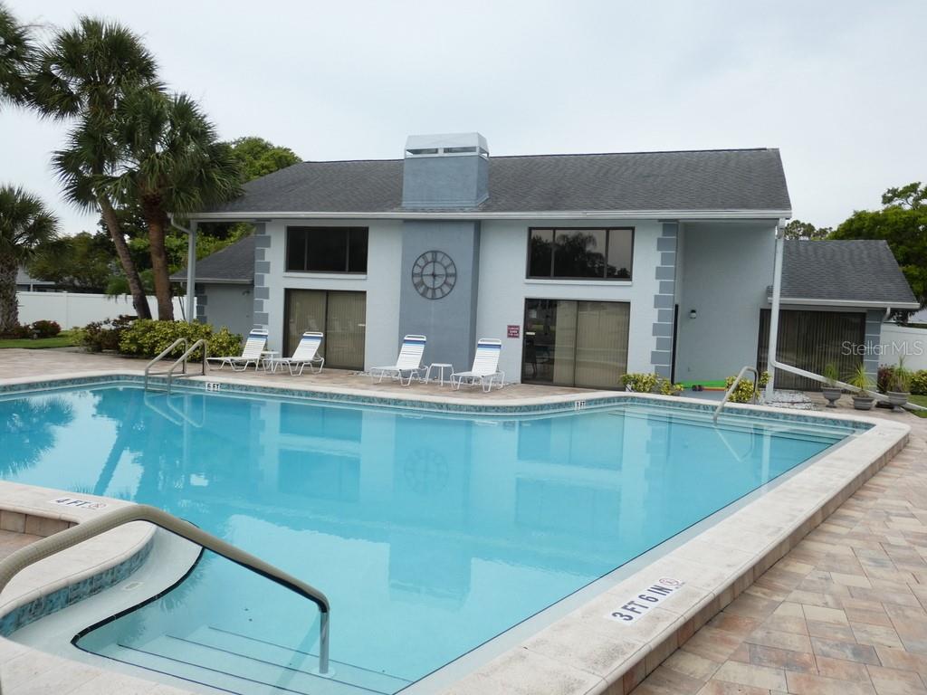 Club House and Pool 28 steps away
