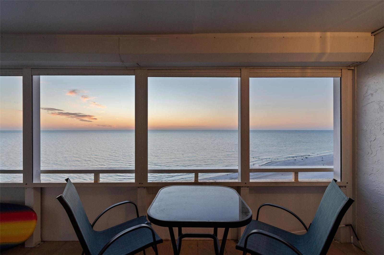 Sunset Views from Balcony
