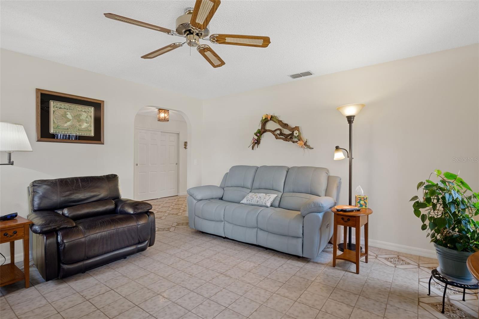 Bonus Room with Tile Flooring