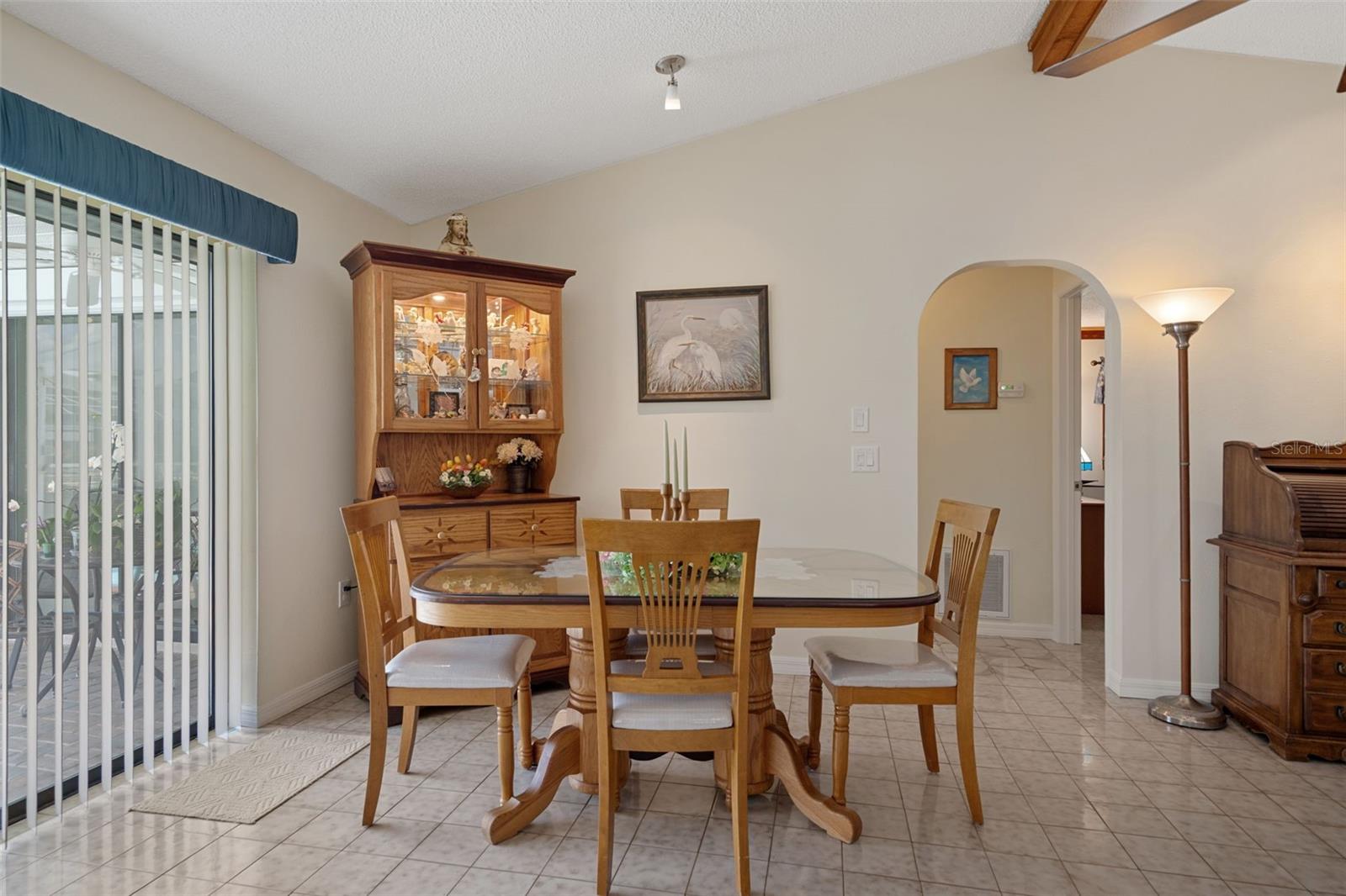 Dining Area with Tiled Floor