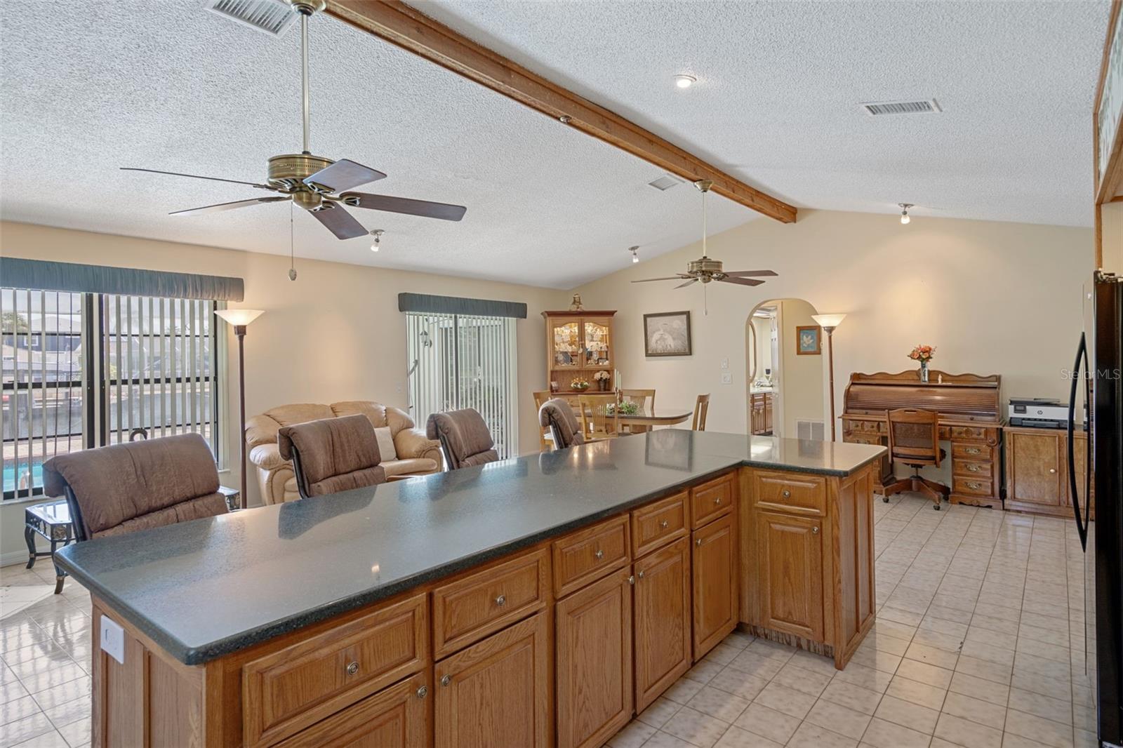 Kitchen Island with Zodiac Top