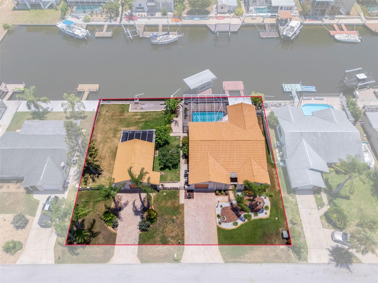 Beautiful Waterfront Property on a Double Lot