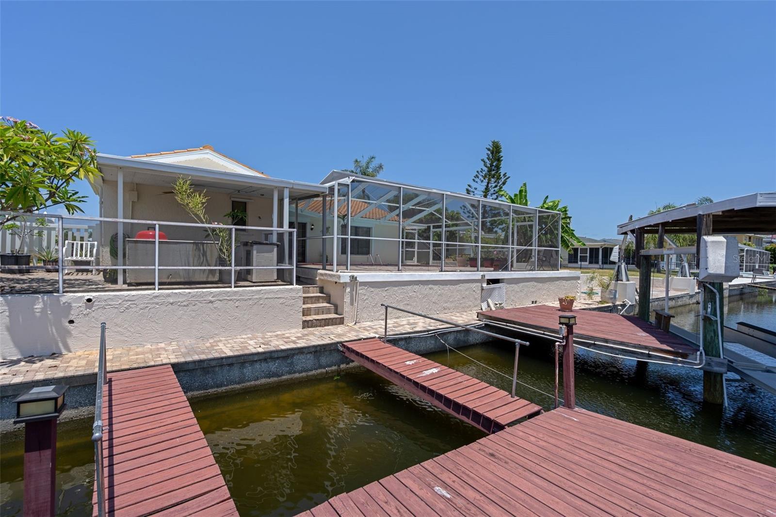 10X15 Floating Dock with Two Walkways