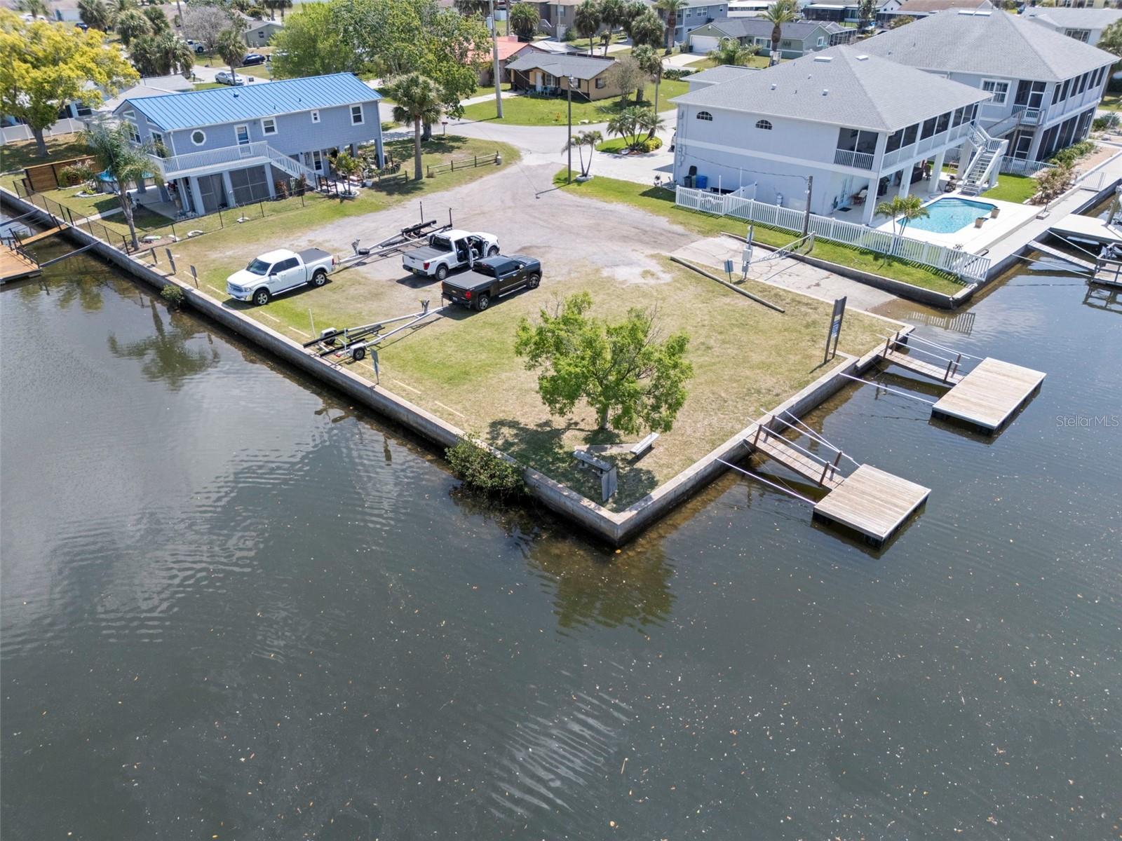 Sea Pines Community Boat Ramp with Floating Docks