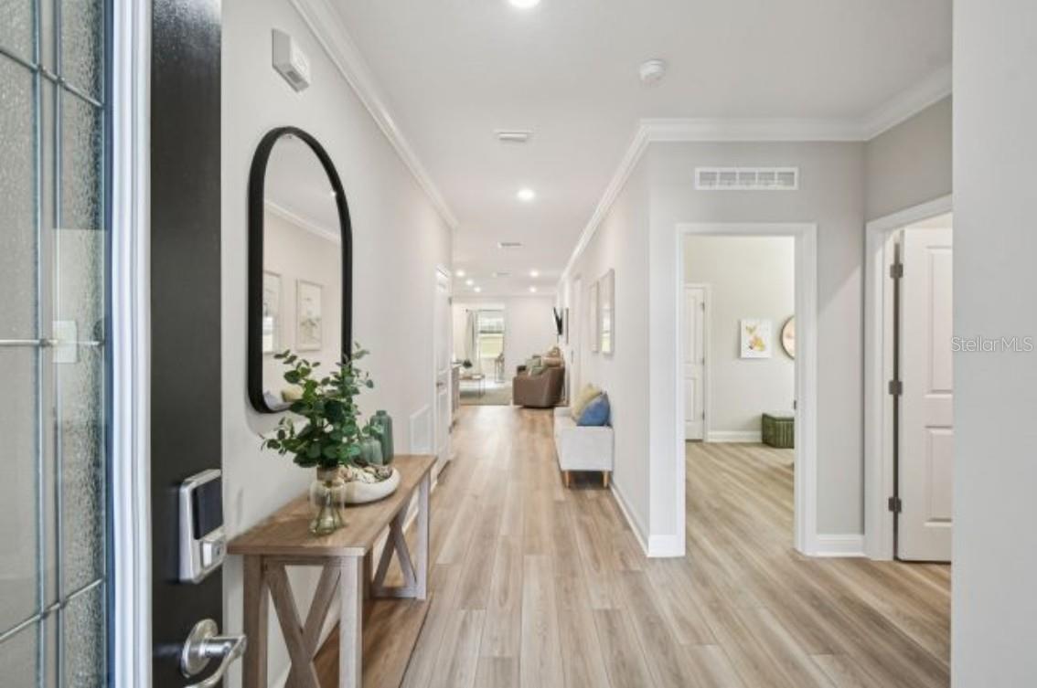 Model home - actual features may vary.