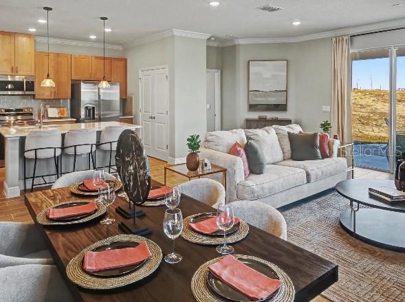 Model home - actual features may vary.