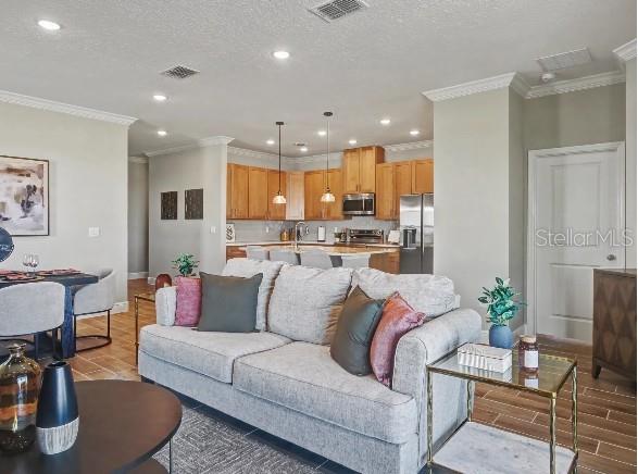 Model home - actual features may vary.
