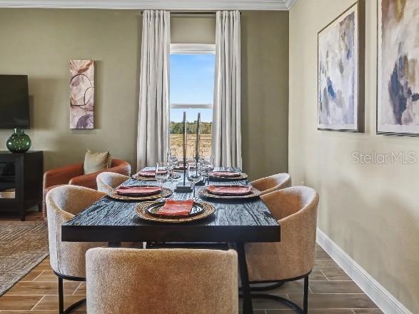 Model home - actual features may vary.