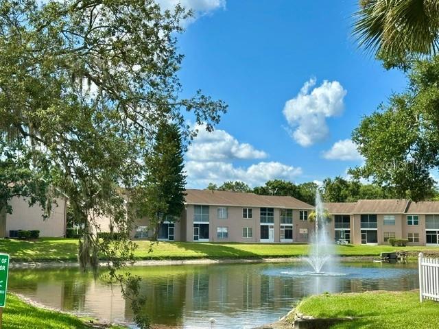 Ponds with fountains