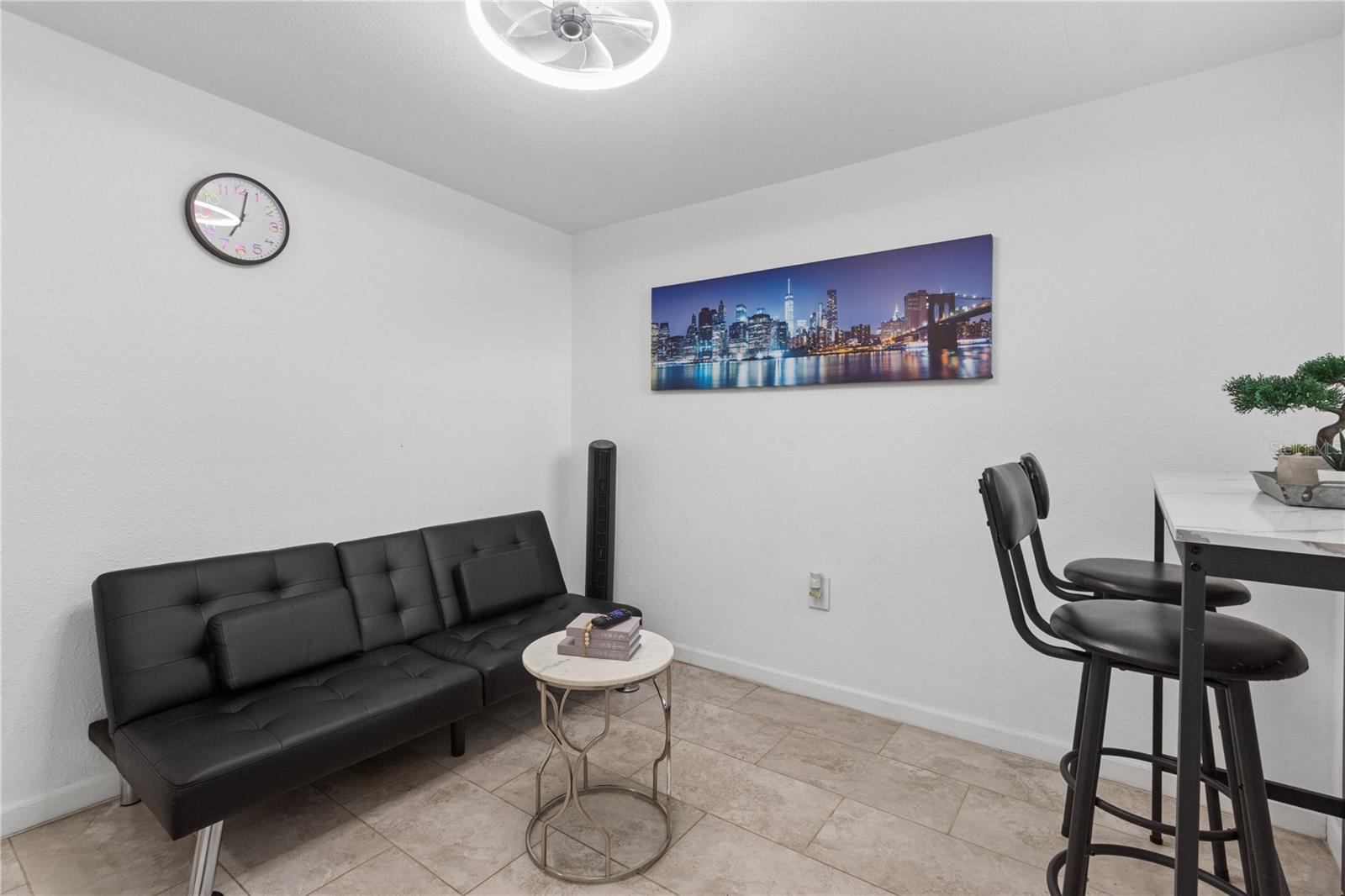 In Law suite Kitchen Living area