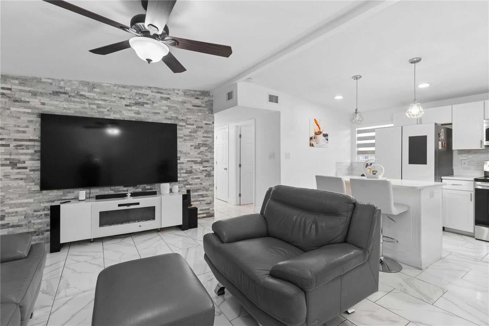 Living Room Kitchen Combo