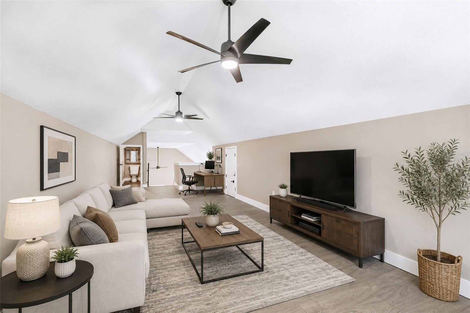 Third level bonus room virtually staged