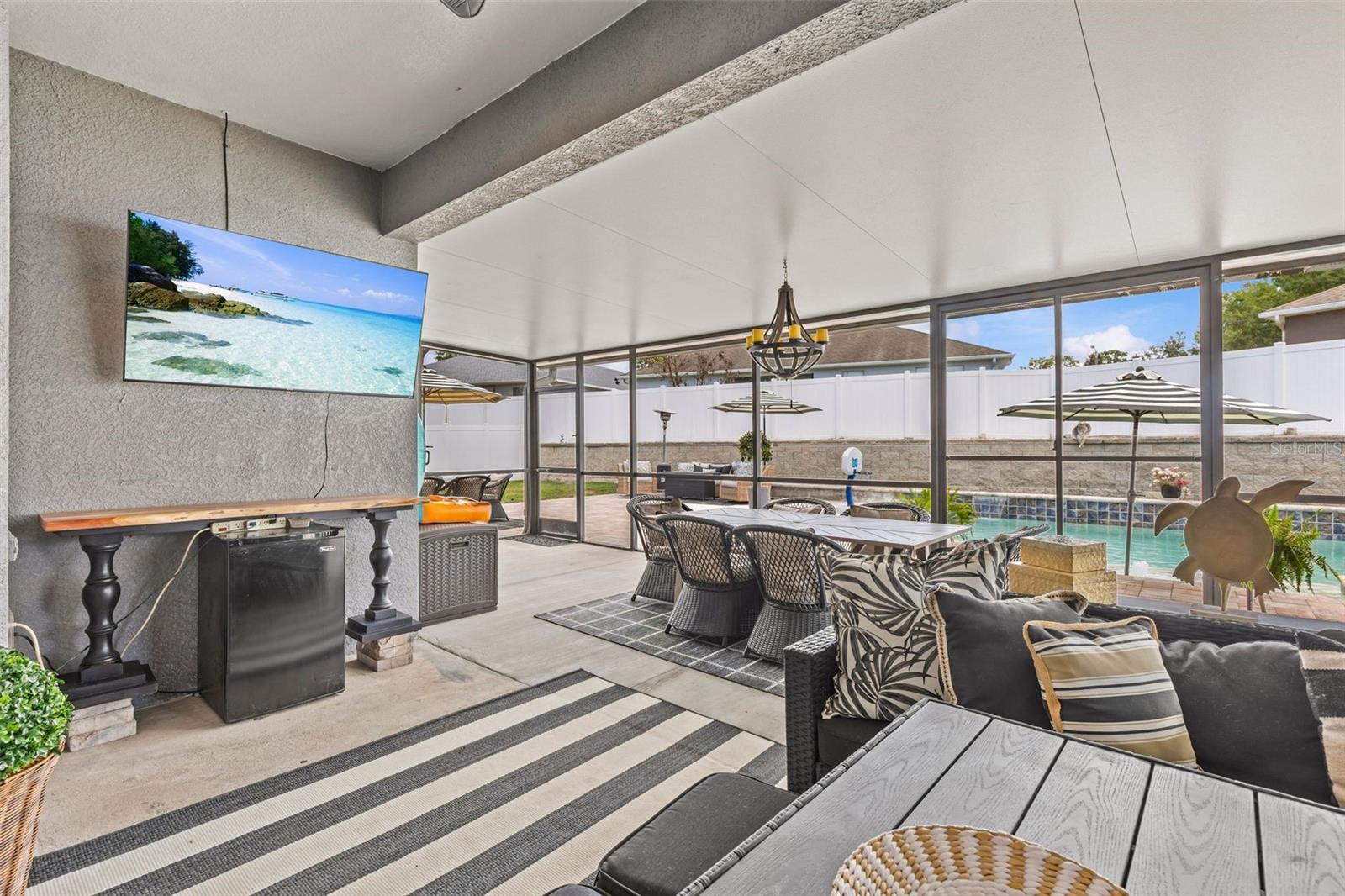 Large Covered Back Patio