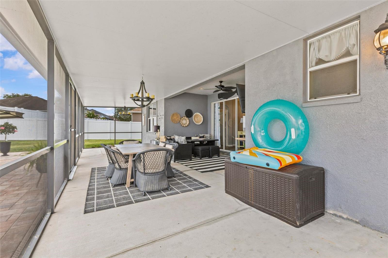 Large Covered Back Patio
